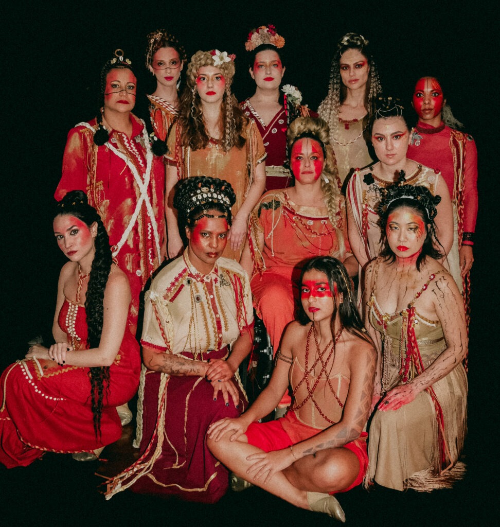 Elenco diverso e talentoso de "Fractal", representando a pluralidade do feminino