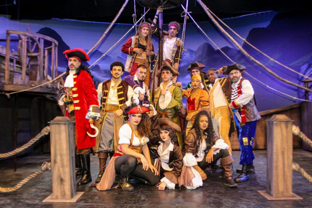 Elenco de "Os Piratas Da Terra Do Nunca"
