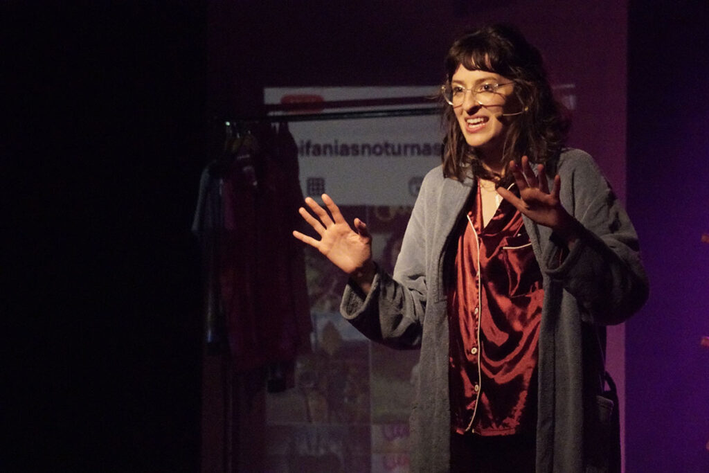 Manuela Pereira em "Epifanias Noturnas: o Show"