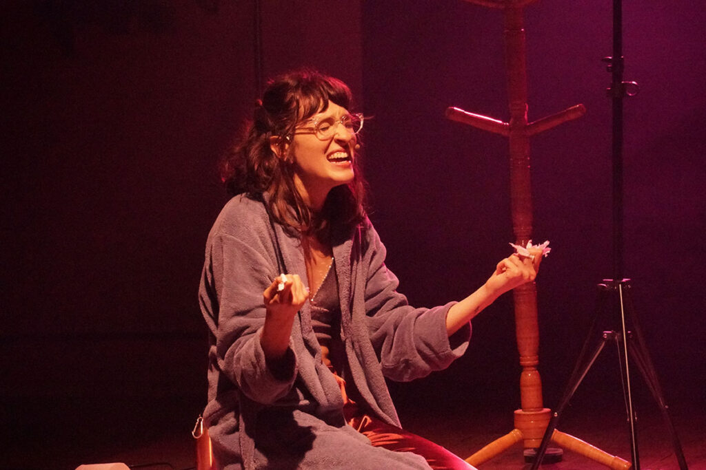 Manuela Pereira em "Epifanias Noturnas: o Show"