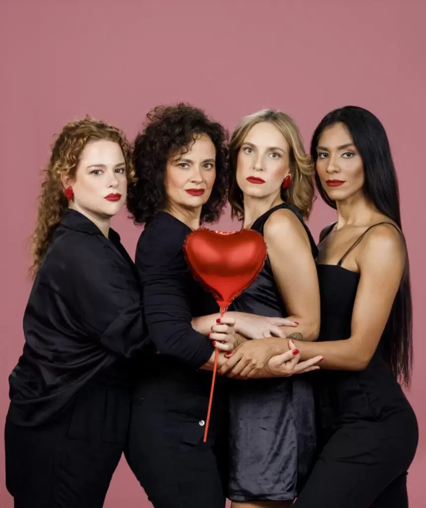 Elenco de "A Rosa Mais Vermelha Desabrocha"