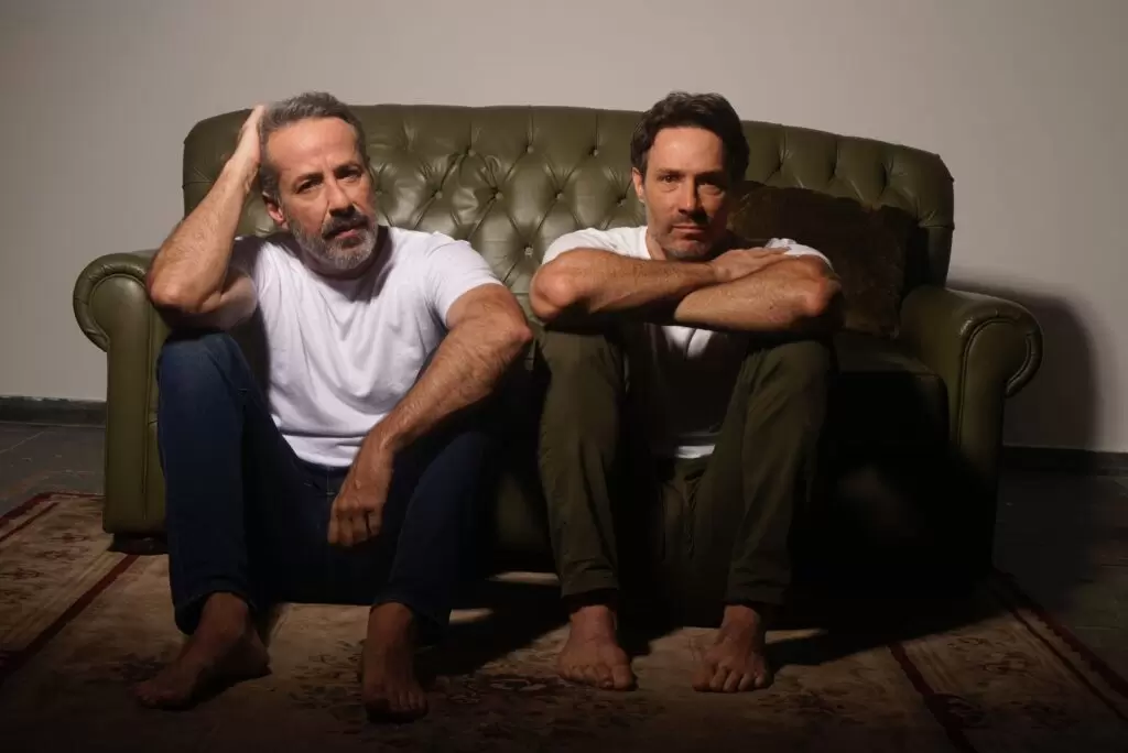 Fernando Pavão e Otávio Martins em "Entre Irmãos"