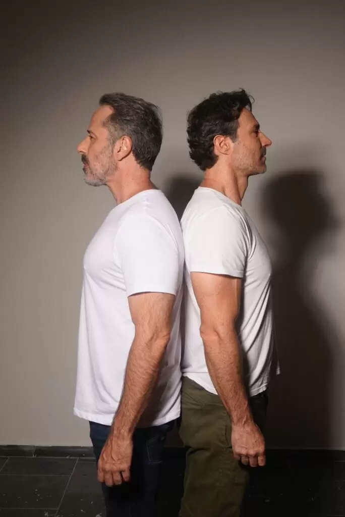 Fernando Pavão e Otávio Martins em "Entre Irmãos"
