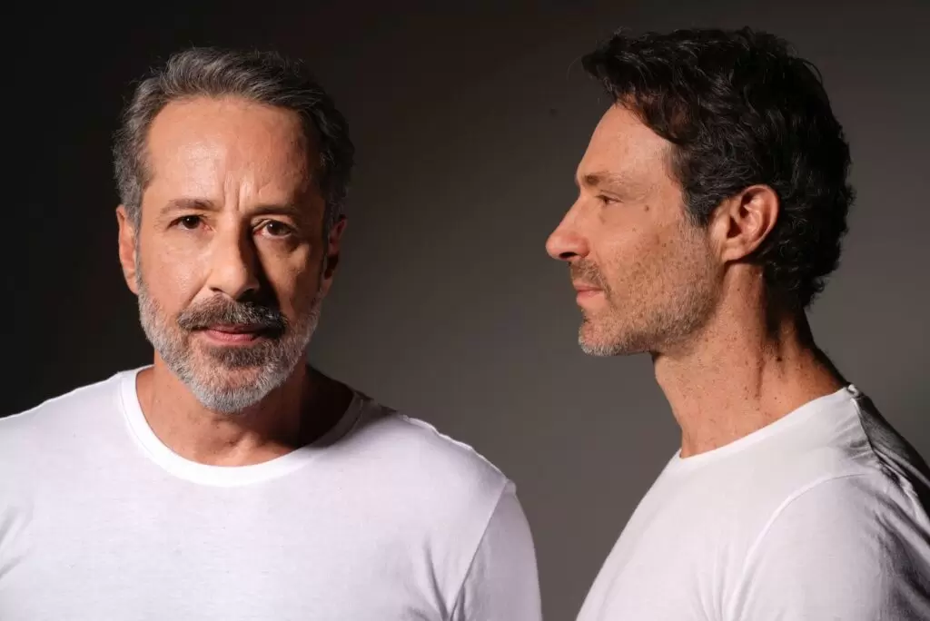 Fernando Pavão e Otávio Martins em "Entre Irmãos"
